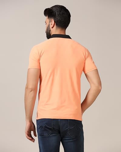 Image of TOPLOT Men's Regular Fit Polo T-Shirt