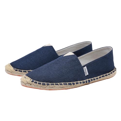 Image of Altxic Men's Closed Toe Comfortable Canvas Slip on Flat Espadrilles