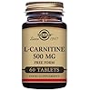 Solgar L-Carnitine 500 mg – 60 Tablets – Non-GMO, Vegan, Gluten Free, Dairy Free, Kosher – 30 Servings