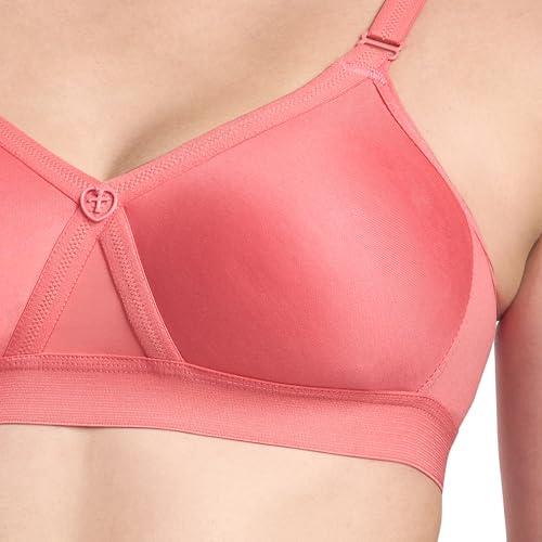 Image of TRYLO Women's Cotton Solid Regular Fit Bra