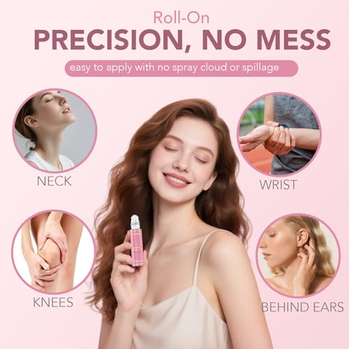 Perfume Oil Roll-on for Women, Long-Lasting Floral Fruity Scent, Elegant Roll-on Fragrance, Portable Ball Bearing Bottle, 10ml4
