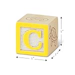 Melissa & Doug Deluxe Wooden ABC/123 1-Inch Blocks Set with Storage Pouch (50 pcs)