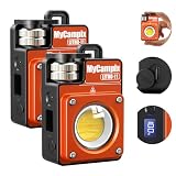 MyCampix 3500LM Portable Rechargeable LED Camping Lanterns, 2-Pack, Orange