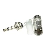 REAN 3,5 mm 2 Pértiga Mono Soldar Terminal Con Rizar Strain Relief
