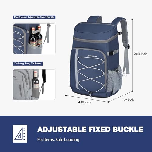 Image of Maelstrom Cooler Backpack - 35 /50 Can Insulated Soft Cooler Lunch Bag for Camping, Beach, Hiking & Shopping