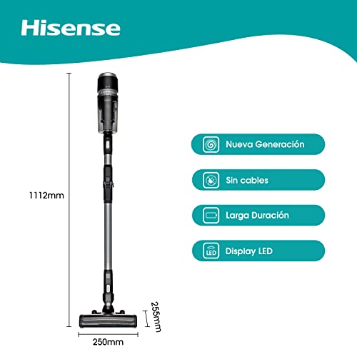 Hisense HVC6264BK aspirateur balai et balai électrique Aspirateur balai 2 en 1 Batterie Sec EPA Sans sac 0 45 2000 Ah Neuf - vue 5