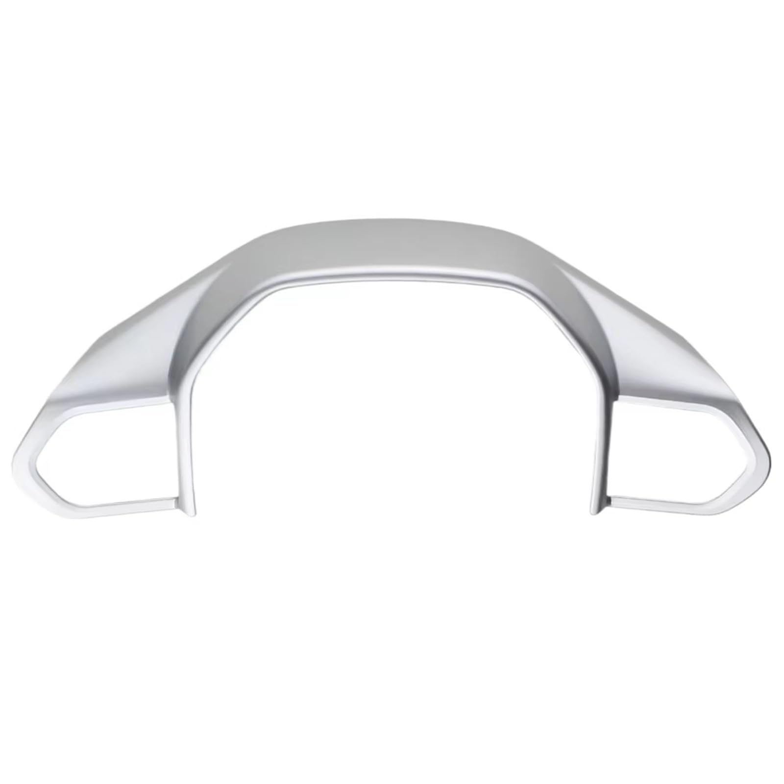 Trim Sticker Accessories Car Steering Wheel Button Panel Trim Cover for Peugeot 2008 208 E2008 E208 2020 2021 2022 2023 2024 Car Interior Decoration(Silver)