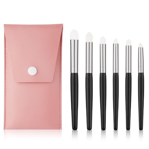 6pcs Dry Brush Set, Miniature Painting Drybrush Detail Paint Brush Detail Blending Brushes Model Paint Drybrush for Model Miniature Watercolor Oil Painting