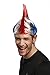 Produktbild WIG ME UP ® - Perücke Fanperücke Fan Karneval Fasching Iro Irokese Mohawk Punk Tricolore Frankreich France Blau-Weiß-Rot XR-012-PC13/P68/PC3