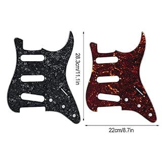 EUIOOVM Guitare électrique Pickguard Board Montage Scratch Plate Réparation Raccords, Marron foncé - Les Beatles, Paul McCartney, John Lennon, RIngo Starr, George Harrison EUIOOVM Guitare électrique Pickguard Board Montage Scratch Plate Réparation Raccords, Marron foncé – Image 5