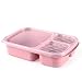 Produktbild Bento Box Lunch Box Bento Lunch Box Erwachsene Kinder 4 Compartments Reisen Lebensmittel Lagerbehälter (Color : A4)