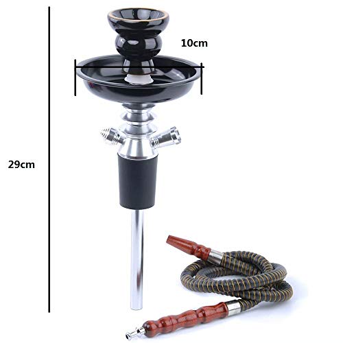 CUIJU Hookah Shisha tragbare Flasche Metall Shisha Adapter mit Schlauch, blau – Bild 4