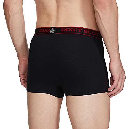 Image of Dixcy Scott Originals Swish Trunk | Short Trunks for Men | 100% Combed Cotton | Soft, Sweat-Absorbent Waistband | C-Open Front Men's Underwear | Elasticated Leg Grip Innerwear for Man | Pack of 2