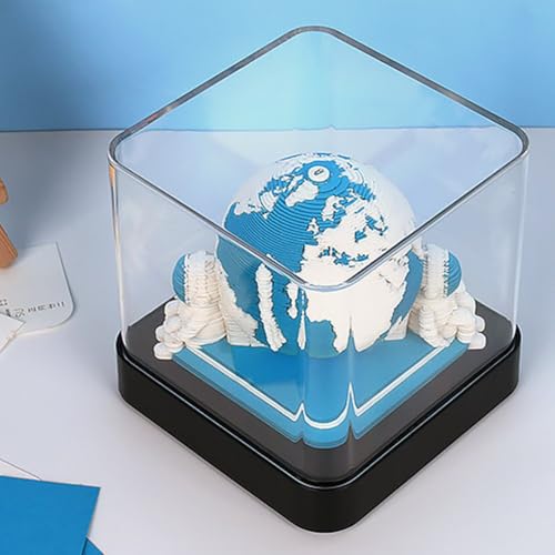 Bloc-notes 3D calendrier original avec LED idée cadeau astronaute - 5