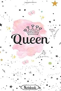 queen notebook: Ruled Line Paper Notebook Journal for girls ,queen Composition Notebook for gift (120 Page,6 x 9 inch)