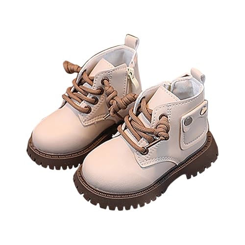 IWIHMIV Girls Short Boots Boys Riding Boots Comfortable Outdoor Soft Sole Non Slip Hiking Ankle Short Booties2