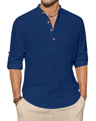 Image of Univibe Men Solid Cotton Blend Straight Kurta Shirt