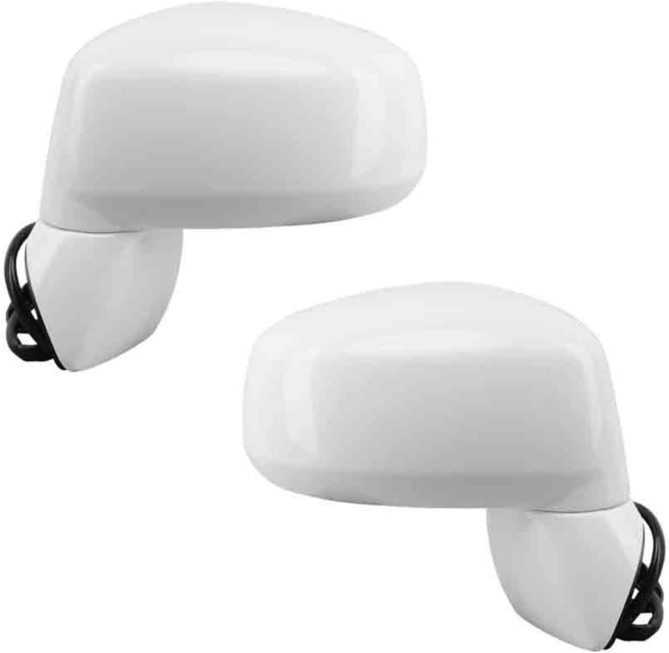 2pcs For Nissan For Tiida For Latio For Versa 2005 2006 2007 2008 2009 2010 C11 Exterior Rearview Side Mirror Assy 5-Pins With Heating Door Rearview Mirror Assembly(5-PINS(Heated))