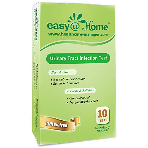 EasyHome-10-Individual-Pouch-Urinary-Tract-Infection-FSA-Eligible-Test-Strips-UTI-Urine-Testing-Kit-for-Urinalysis-and-Detection-of-Leukocytes-and-Nitrites-FDA-Cleared-for-OTC-use-UTI-10P