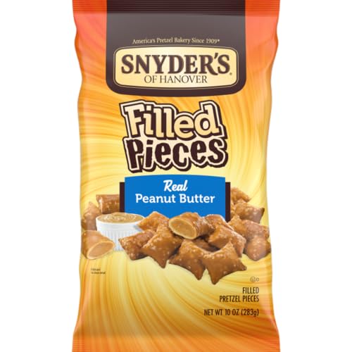 Image of Snyder's of Hanover Pretzels Pieces, Peanut Butter Filled, 10 Ounce Bag
