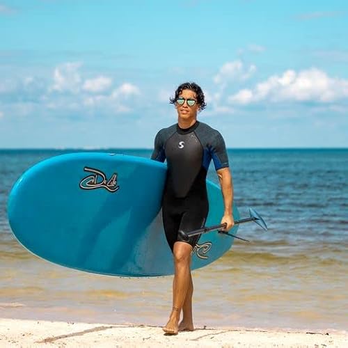 Synergy Men's Sequent Shorty Multisport Wetsuit (Medium, Black/Blue) #TOP5