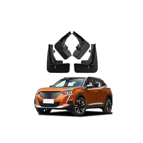 Voiture Garde-Boue Peugeot 2008 : Pack de 4 bavettes avec serviette de lavage