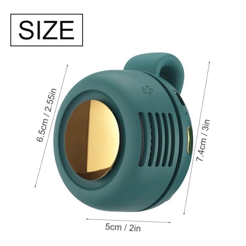 Petit ventilateur rechargeable de taille pour le camping et le bureau - 4