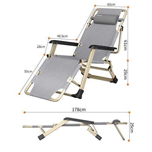 Chaise longue Zero Gravity confortable et respirante de camping - 4