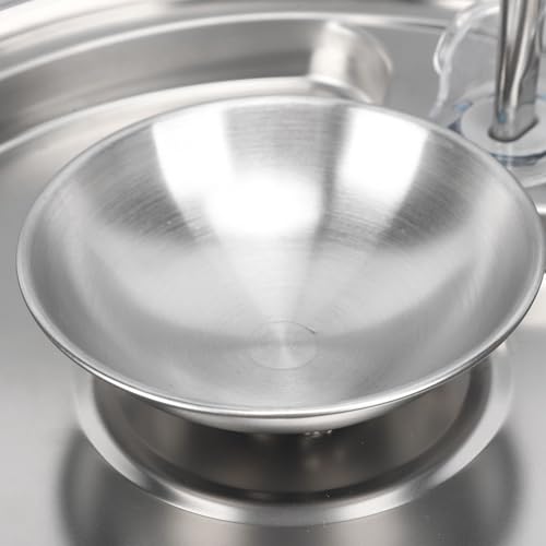 Fuente para agua de acero inox 3.2L para gatos miniatura 6