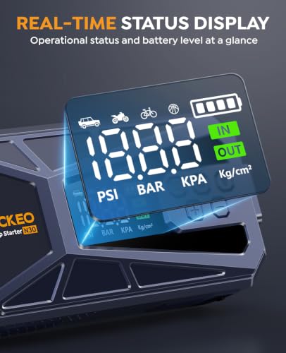 NACKEO 8000A Jump Starter