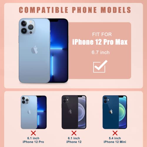 Joysolar For Iphone 12 Pro Max 6.7" Cute Phone Case With Makeup Mirror, Cartoon Phone Cases For Women Teen Girls Kids Funny Kawaii Cool Unique Protective Cover For Iphone 12 Pro Max, Pk Skull #TOP1