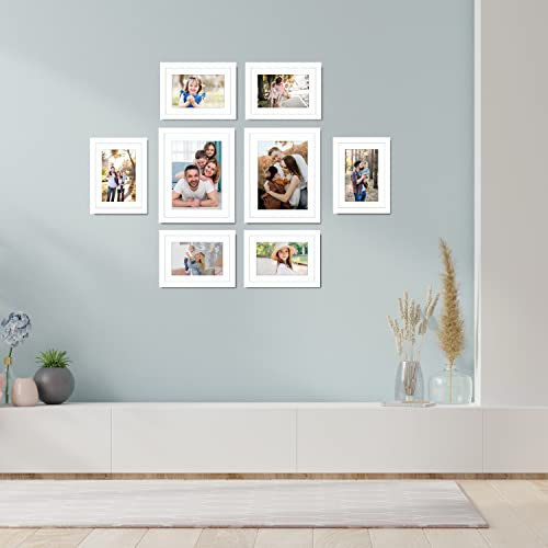 Image of Amazon Brand - Solimo Photo Frame Set (White SPF-1482)