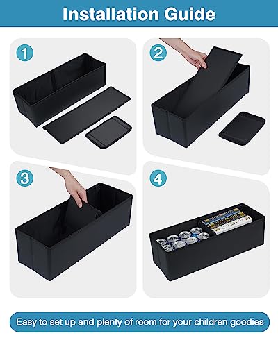 Image of Mixsuper Liner Car Seat Organizer for Kia Sorento 2026 2025 2024-2021, Console Organizer Backseat Box for Kia Sorento, Dog Toy Box Storage Bin Kids Toys Baby Supplies Travel Accessories