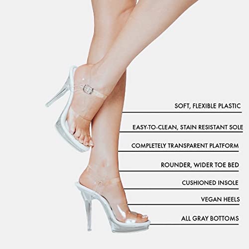 Olympian Clear Bikini Fitness Competition Heel, Bodybuilding Heels, Bodybuilding Shoes, Bikini Competition Heels, Bridal Heels, Lucite Heels, Pageant Heels, Comfortable Clear Heels4
