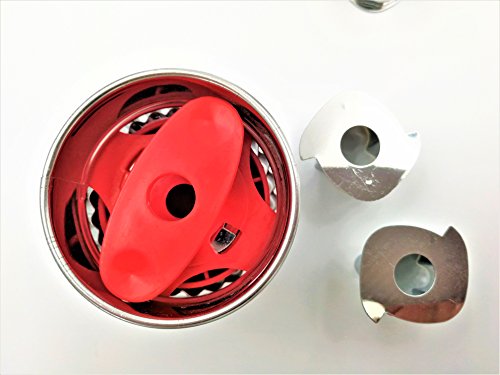 11 Piece Round Linzer Cookie Cutter Set – High Grade 430 Stainless Steel - with Storage Tin