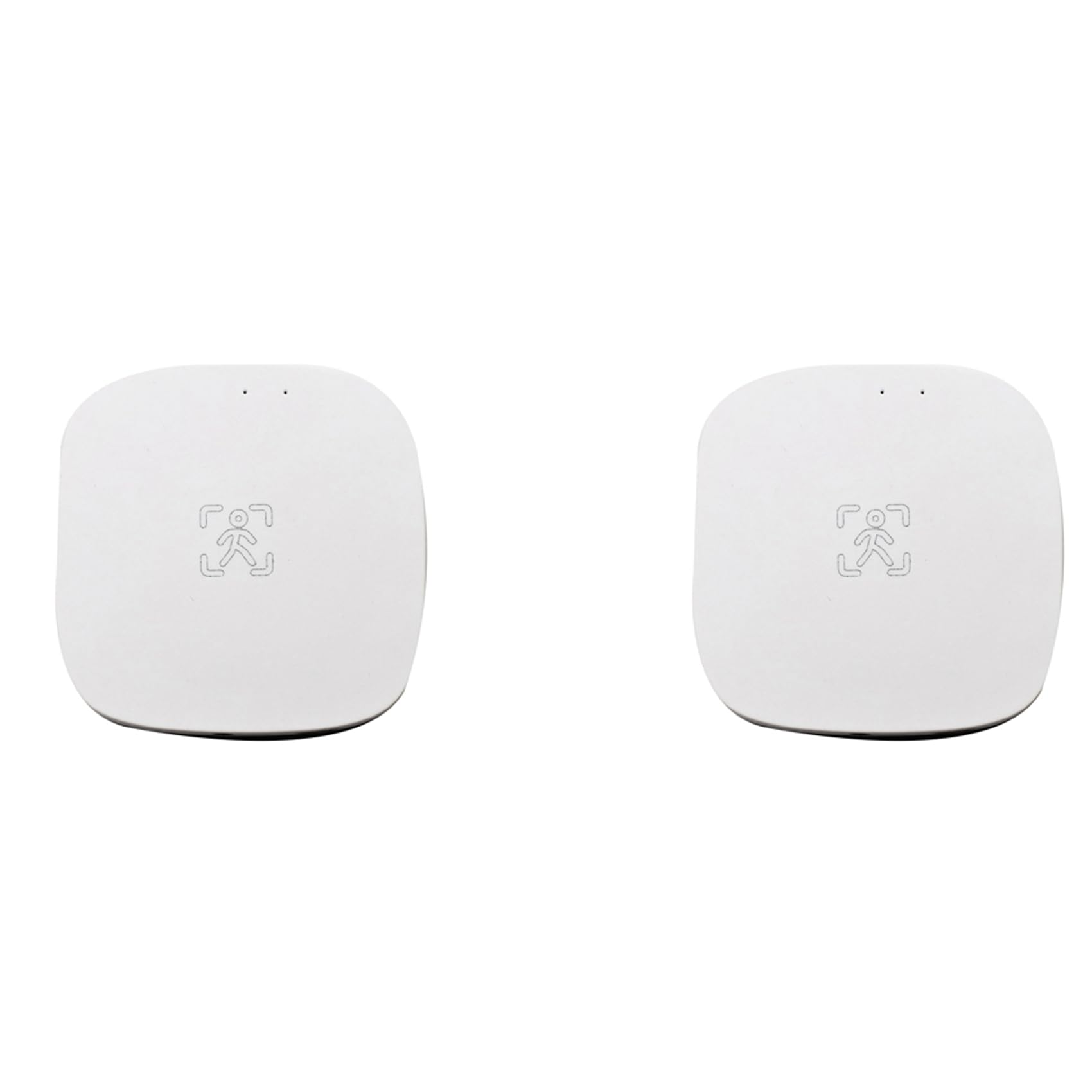 2 x Tuya ZigBee MmWave czujnik obecności dla osób z wykrywaniem radaru mikrofalowego luminancji, czujnikiem ruchu PIR, uchwytem ściennym
