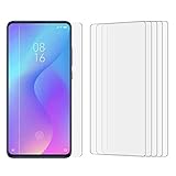 [5 Pack] Tonvizern Compatible for Xiaomi Redmi K20 Pro / K20 / Xiaomi Mi 9T / Xiaomi Mi 9T Pro High Definition Screen Protector Film [Not Glass]