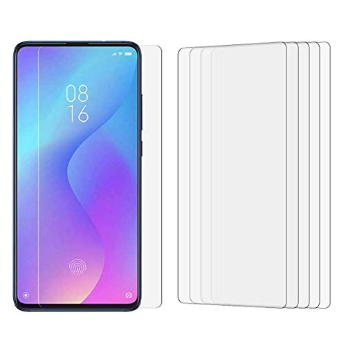 [5 Pack] Tonvizern Compatible for Xiaomi Redmi K20 Pro / K20 / Xiaomi Mi 9T / Xiaomi Mi 9T Pro High Definition Screen Protector Film [Not Glass]