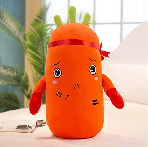 PCWDEDIAN Plush Toy Pillow Best Gift For Children Cute Boxing Radish 60Cm C-1