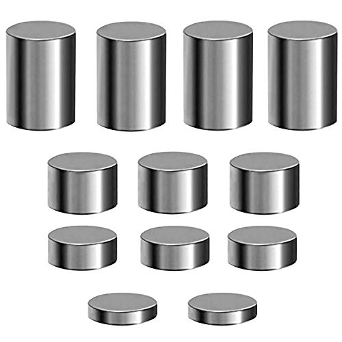 Tungsten Weights 3 8 Inch Incremental Cylinders for Racing Pinecar Derby Tungsten Weight in Assorted Sizes to Boost Your Speed (3.25 Ounce)