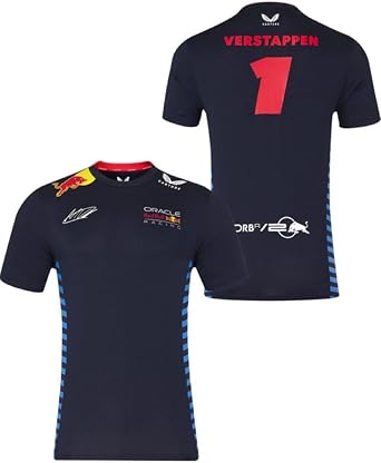 تي شيرت PUMS Red Bull Racing Max Verstappen 2024 US، Alpha، X-Large، Regular، Regular، Night Sky