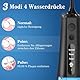 SURFOU Munddusche Kabellos Water Flosser, Elektrische Zahnseide Oral Irrigator for Teeth Zahndusche Wasser Zahnreiniger,Zahnzwischenraumreiniger Elektrisch Wasserflosser für Zähne