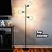 Brightech Robin Industrial Rustic Pole Tree Floor Lamp w/ 3 Vintage Edison Bulbs