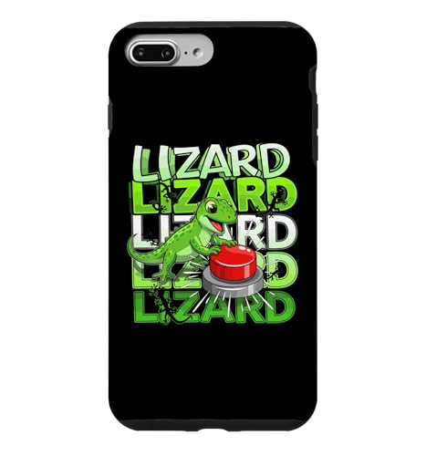 Funny Lizard Button Meme Weirdcore Animal �X�}�z�P�[�X iPhone 7 Plus/8 Plus �p