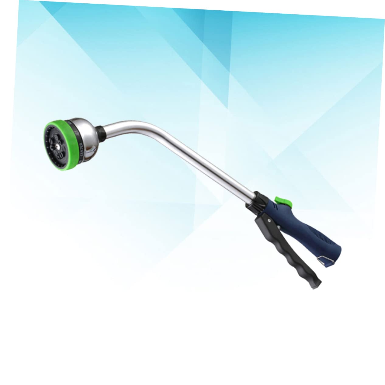 Pistola Acqua Multifunzione 18 Pollici 9 Getti, Alluminio Verde
