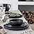 Casafina Stoneware Ceramic Dish Pacifica Collection 5-Piece Dinnerware Set (Service for 1), Seed Grey