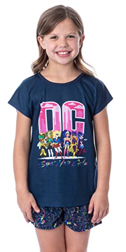 DC Comics Girls' Super Hero Girls Character Sleep Pajama Set Short