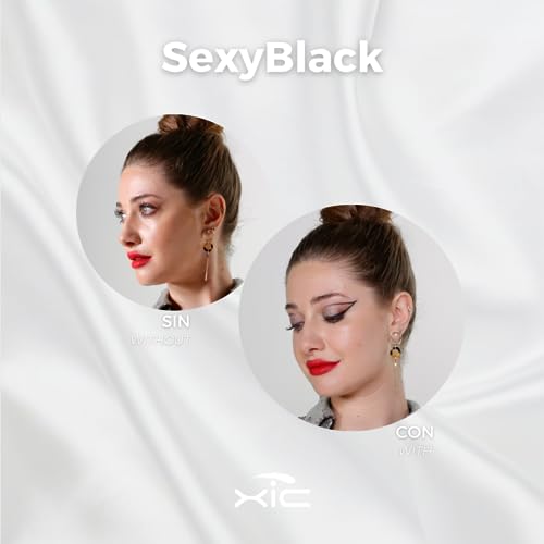 Delineador Líquido XiC Glam Negro Intenso Waterproof miniatura 5