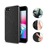 iPhone 8 Case, Nillkin [Magic Series] Qi Wireless Charging Phone Case Matte Slim Charger Cover Built-in Four Magnets [Only Designed for Nillkin Car Magnetic Wireless Charger] Apple iPhone 8 - Black