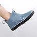 Boots Slip Water On Outdoor Men Rain Ankle Casual Short Fashion Shoes Men's Casual Shoes Dress Shoes Comfortable (Blue, 11)